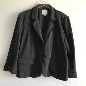 Catherine Malandrino Charcoal Black Blazer